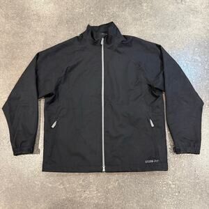 Nike Golf Storm-Fit Black Zip Up Windbreaker Jacket Men’s Size L